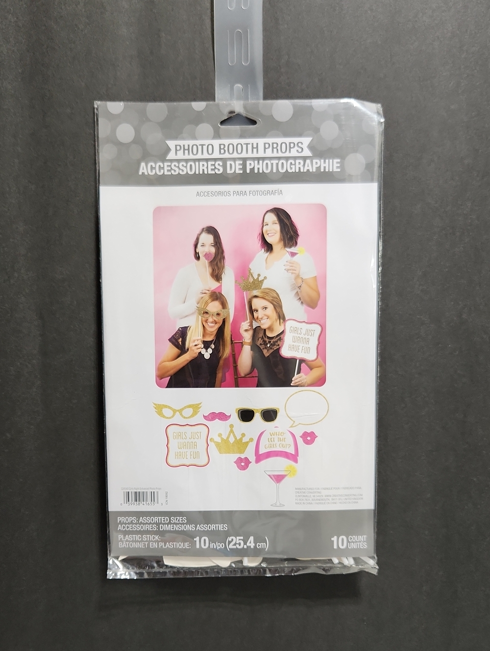 Creative Converting Girls Night Out 10pc Photo Booth Prop Accessories